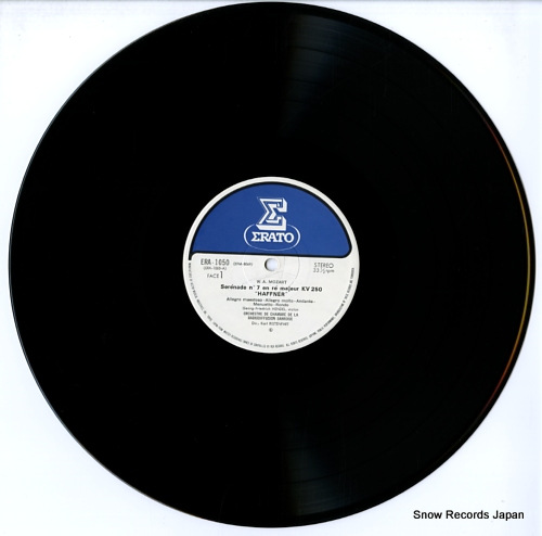 RISTENPART, KARL mozart; serenade no.7 en re majeur kv250 ERA-1050 - disc