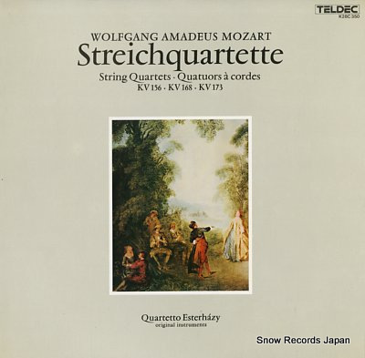 QUARTETTO ESTERHAZY mozart; streichquartette K28C350
