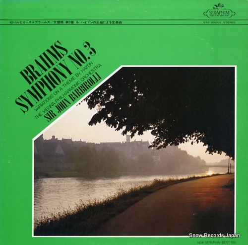 BARBIROLLI, JOHN brahms; symphony no.3 EAC-30043
