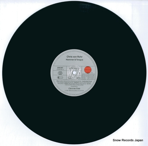 ROHR, CHRIS VON hammer & tongue 208297