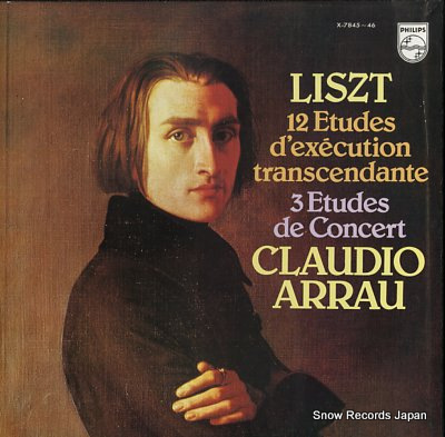 ARRAU, CLAUDIO liszt; 12 etudes d'execution transcendante X-7845-46