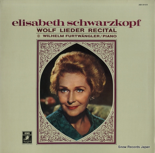 SCHWARZKOPF, ELISABETH wolf lieder recital AB-8101