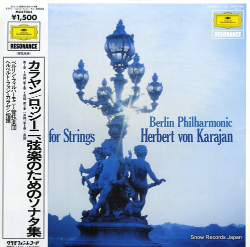 KARAJAN, HERBERT VON rossini; sonata for strings MGX7064
