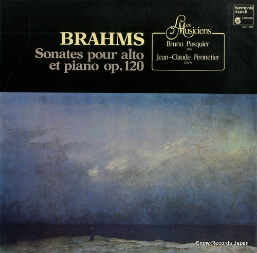 PENNETIER, JEAN-CLAUDE brahms; sonates pour alto et piano op.120 HM1092