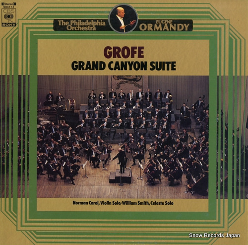 ORMANDY, EUGENE grofe; grand canyon suite SOCT14 - front cover