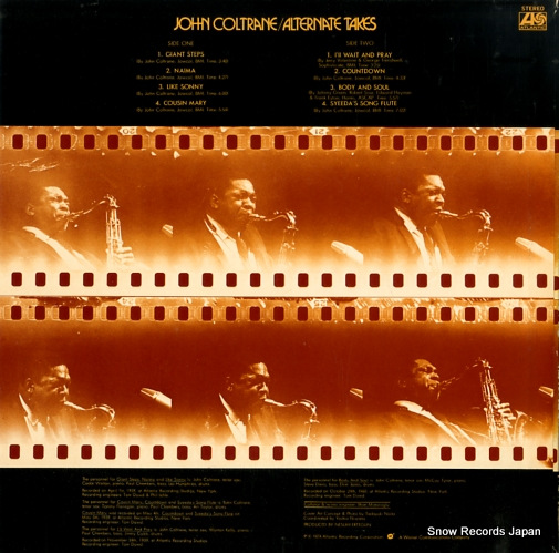 COLTRANE, JOHN alternate takes P-4556A