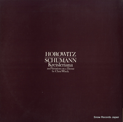HOROWITZ, VLADIMIR schumann; kreisleriana SONC10148