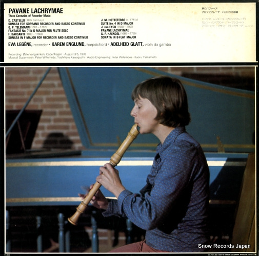 LEGENE, EVA lachrymae; three centuries of recorder music OX-7101-ND