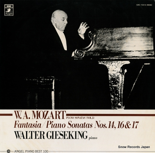 GIESEKING, WALTER mozart; piano sonatas (vol.5) EAC-70010