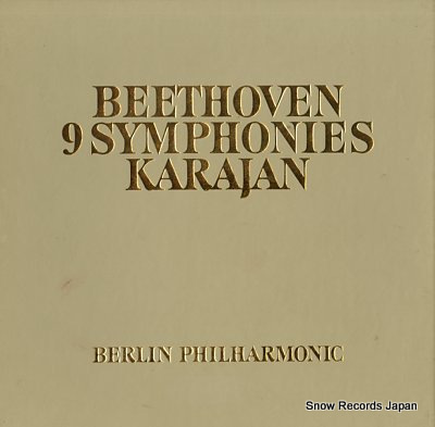 KARAJAN, HERBERT VON beethoven 9 symphonies 2721200-10