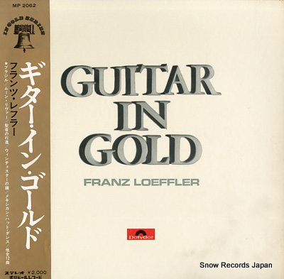 LOEFFLER, FRANZ guitar in gold MP2062