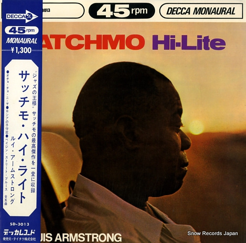ARMSTRONG, LOUIS satchimo hi-lite SD-3013