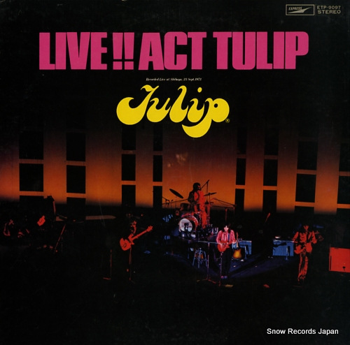 TULIP live act tulip ETP-9097 - front cover