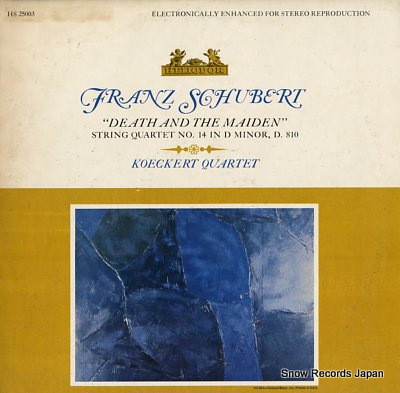 KOECKERT QUARTET schubert; death and the maiden HS25003