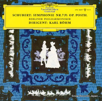 롦١ schubert; symphonie nr.7(9)op.opsth. LPM18877