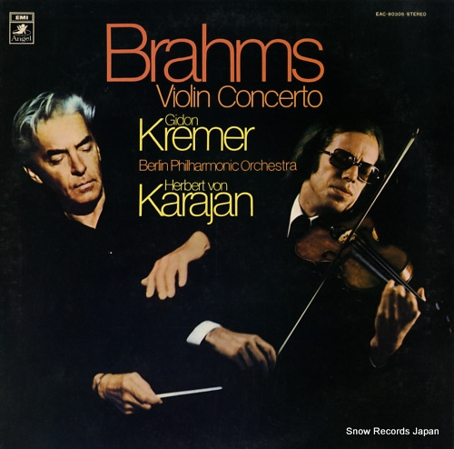 KREMER, GIDON brahms; violin concerto EAC-80305