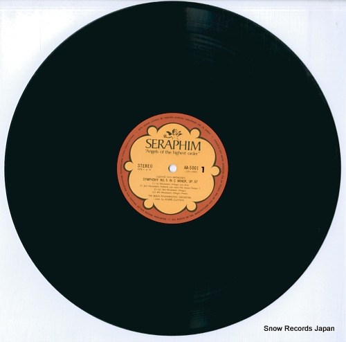 CLUYTENS, ANDRE beethoven; symphony no.5 in c minor AA.5001