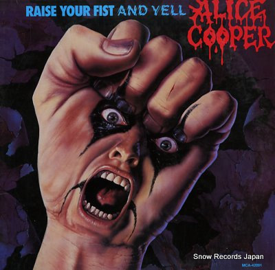 COOPER, ALICE raise your fist and yell MCA-42091