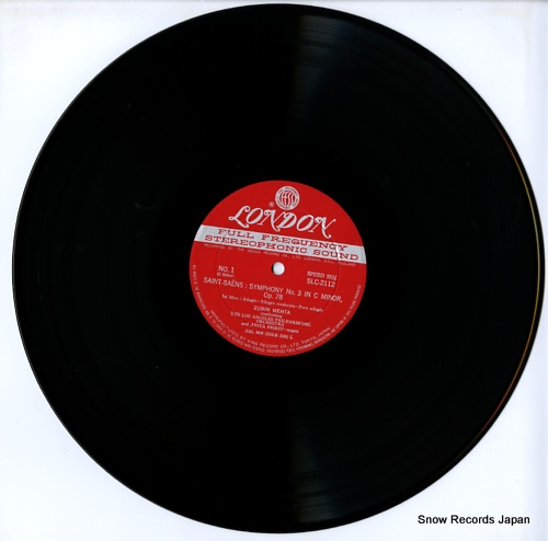 MEHTA, ZUBIN saint-saens; symphony no.3 in minor SLC2112