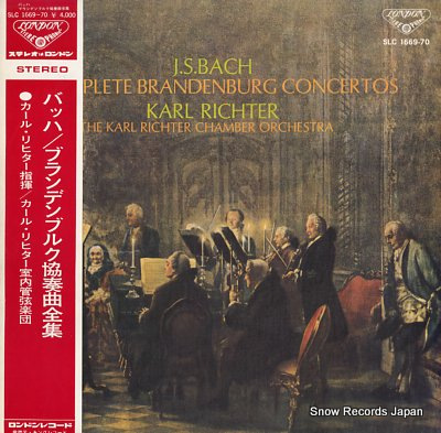 RICHTER, KARL bach; complete brandenburg concertos SLC1669-70