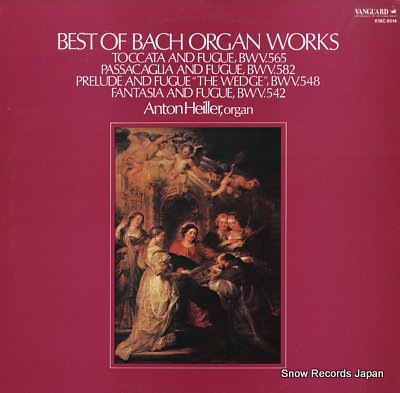 HEILLER, ANTON bach; best of bach organ works K18C8514