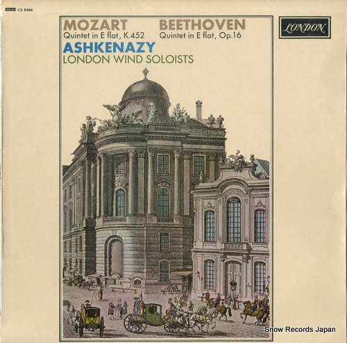 ASHKENAZY, VLADIMIR mozart; quintet in e flat / beethoven; quintet in e flat CS6494