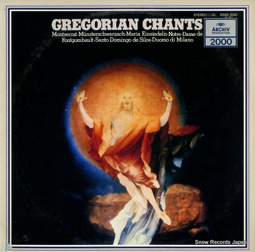 V/A gregorian chants 20MA0060