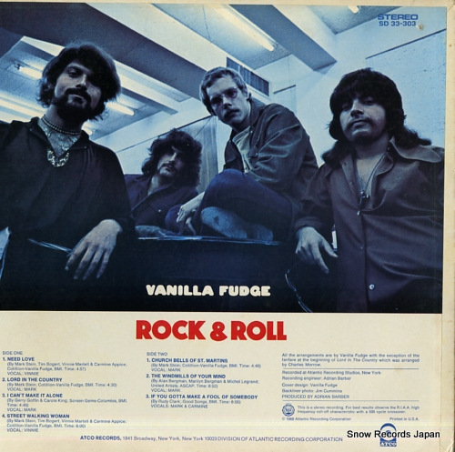 VANILLA FUDGE rock & roll SD33-303