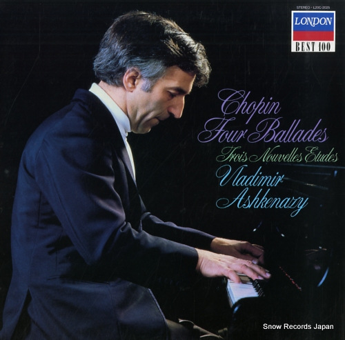 ASHKENAZY, VLADIMIR chopin; four ballardes/trois nouvelles etudes L20C-2025
