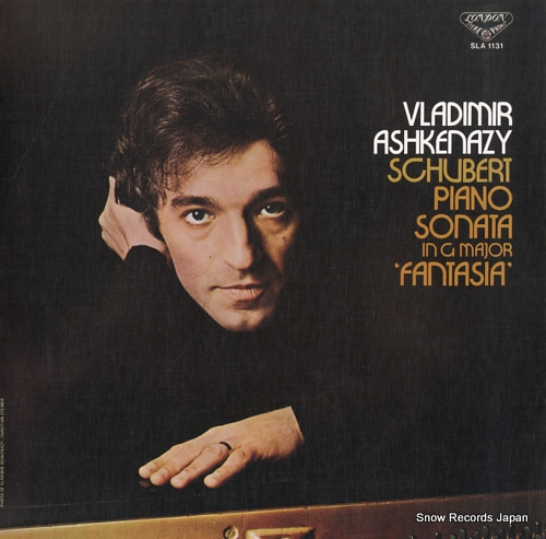 ASHKENAZY, VLADIMIR schubert; piano sonata in g major fantasia SLA1131