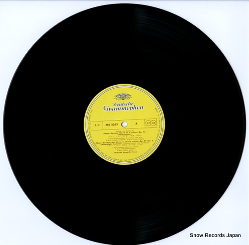 KEMPFF, WILHELM beethoven; piano sonatas 7 MG2363