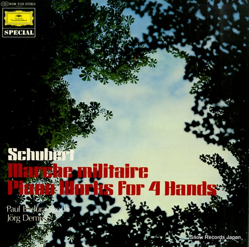 BADULA-SKODA, PAUL, AND JORG DEMUS schubert; marche militaire piano works for 4 hands MGW5128