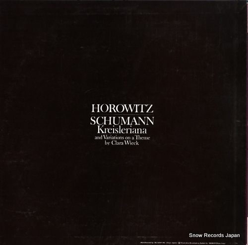 HOROWITZ, VLADIMIR schumann; kreisleriana SOCL1096