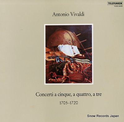 V/A vivaldi; concerti a cinque, a quattro, a tre 1705-1720 K20C-8409