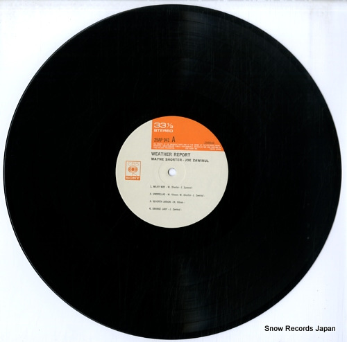 WEATHER REPORT weather report 25AP941 - disc