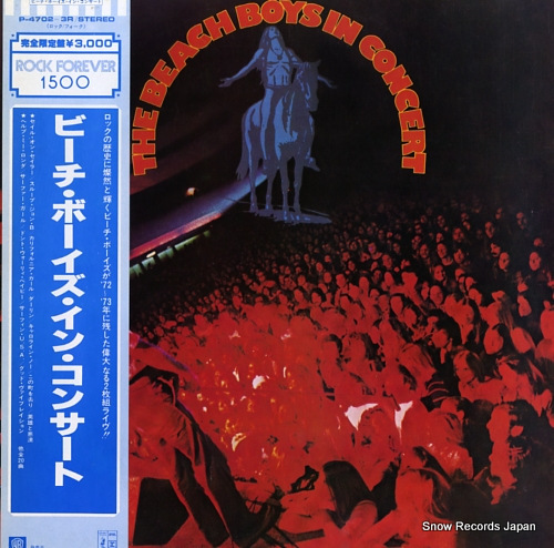 BEACH BOYS, THE the beach boys in concert P-4702-3R