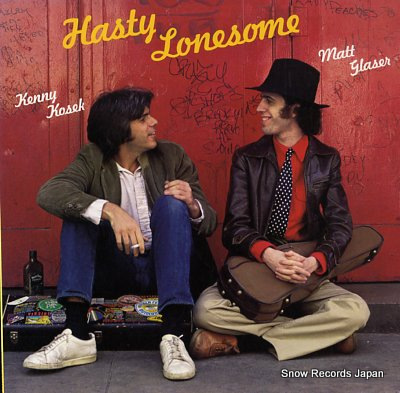 KOSEK, KENNY, AND MATT GLASER hasty lonesome 0127