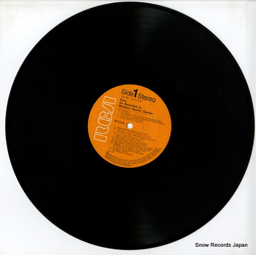 PRESLEY, ELVIS as recorded at madison square garden SX-86