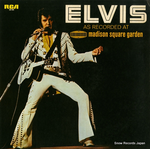PRESLEY, ELVIS as recorded at madison square garden SX-86