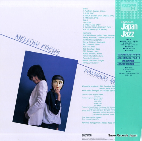 MASUO, YOSHIAKI mellow focus 28P-29
