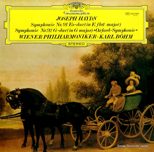 BOHM, KARL haydn; symphonie nr.91 and nr.92 oxford MG2484