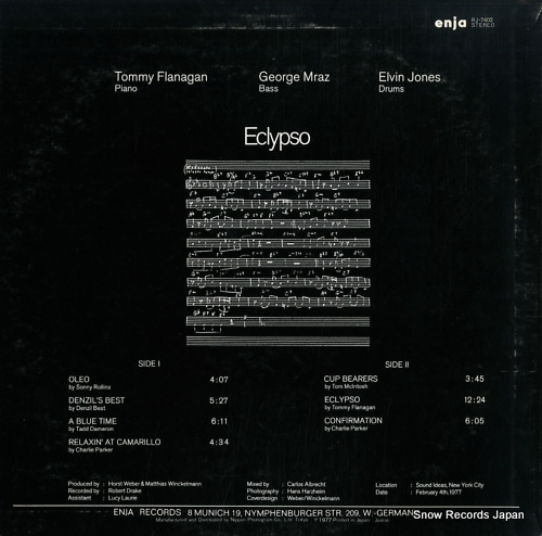 FLANAGAN, TOMMY eclypso RJ-7402