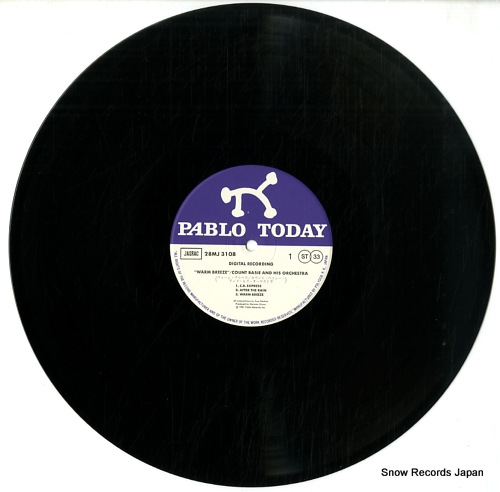 BASIE, COUNT warm breeze 28MJ3108