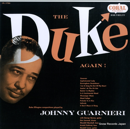 GUARNIERI, JOHNNY the duck again MVJJ-30023 / CRL57086