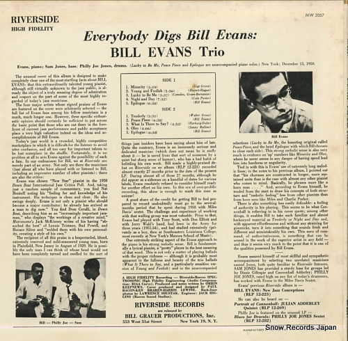 EVANS, BILL everybody digs MW2057
