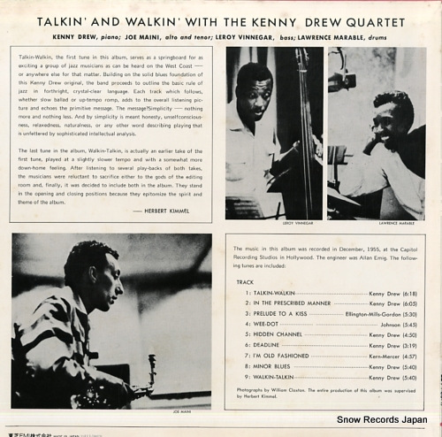 DREW, KENNY talkin' & walkin' with the kenny drew LLJ-70013