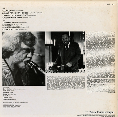 MULLIGAN, GERRY lionel hampton presents RJL-2645