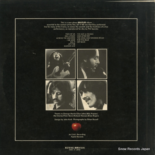 BEATLES, THE let it be AP-9009