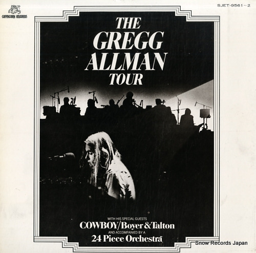 ALLMAN, GREGG the gregg allman tour SJET-9561-2