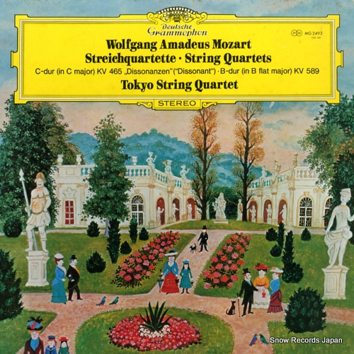 TOKYO STRING QUARTET mozart; streichquartette c-dur kv465 